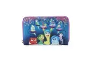 Inside Out Control Panel Zip Around Coin Purse Wallet w/ Card Holder 12.7cm