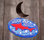 METAL DOGFISH HEAD BREWERY ALE BEER BAR PUB SIGN TACKER 60 90 120 Minute IPA