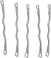 QANYEGN 5 Pieces Double Head Stainless Steel Repair Needles, Home Sewing and Knitting Tools, Knitting Tools Accessories Hook Kit for Repair and DIY Projects