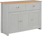 Sideboard Grey 112x35x81 cm Dining Storage