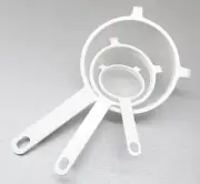 Plastic Strainer Kitchen Cooking Sieve 3 Nylon 100% BPA Free Polyester Mesh