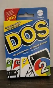 Mattel UNO DOS Card Game For 2-4 Players