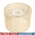 E27 Rattan Woven Lampshade Rattan Lamp Protective Cover for Home Decoration