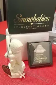 Snowbabies Batter Up and Snowbabies (journey) pin