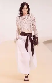 [Zimmermann] Illuminate Cornelli Linen-Silk Bodice Top