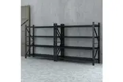 Giantz 4Mx1.8M Garage Shelving Warehouse Rack Black