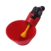 Auto Chicken Water Cups Chicken Watering Bowl Poultry Water Feeder 77mm Thread