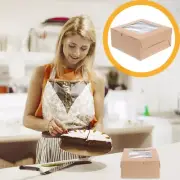 25 Pcs Cupcake Mini Boxes for Party Bags Jumbo Cupcakes Standard Size