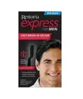 Restoria Express Men Real Black 100g Brush In Hair Colour Ammonia Free