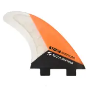 SCARFINI TRI THRUSTER Carbon Base DUAL TAB V2/M Surfboard Fins