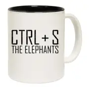 Ctrl S Save The Elephants Mug Cup