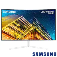 在飛比找Yahoo奇摩購物中心優惠-Samsung U32R591CWC 32型 4K曲面螢幕