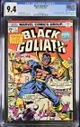 BLACK GOLIATH 1 CGC 9.4 WHITE PAGES ORIGIN OF RETOLD 1976