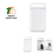 Clear Plastic Clamshell Package/Storage Container, 2.31" H x 1.5" W x 1.25" D...