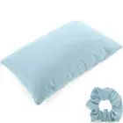 Beauty Pillow Cover Keeps Hair Tangle Free and Bonus Matched Scrunchie -Swt