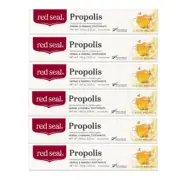 [Red Seal] 6 x New Zealand Natural Propolis Toothpaste Paraben Free New Look