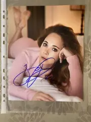 Juno Temple Autographed Signed 8 X 10 Photo With COA