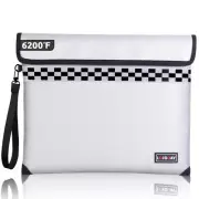 Upgraded Fireproof Document Bag - with 6200°F Heat Insulated Fireproof Money ...