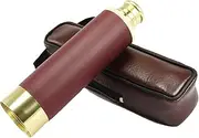 [Meichoon] Monocular Binoculars Mini Retractable 25x Magnification Shimmering Night Vision Handheld Aluminum Barrel Pirate Play with Storage Bag Travel Viewing Game Hiking Hunting
