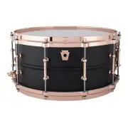 Ludwig 6.5x14" Black Beauty "Hot Rod" Snare Drum (Matte Black w/Electro Plated