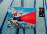 1975 MINI CARD GREAT MAZINGER VS GETTER ROBOT GETA ROBO GO NAGAI 65