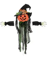 Northlight Creepy Jack-O-Lantern 3-D Halloween Window Decoration