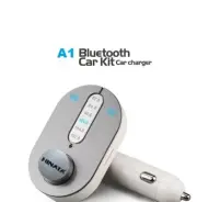 Hinata A1 Car Bluetooth Adapter Fm Radio Transmitter Handsfree Kit with USB Port