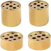Operitacx Chic Brass Incense Burner Multi-Hole Incense Holder for Home Office Decor