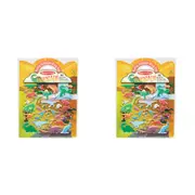 2x Melissa & Doug Reusable Puffy Sticker Play Set Dinosaurs Childrens Toy 4y+