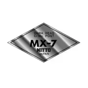 Nitto MX7 Diamond - Stem decal - old school bmx