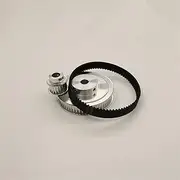 Timing Belt Pulley HTD 5M 60teeth 20teeth Reduction 3:1 Engraving Machine Accessories Belt Width 15mm Bore 12&8mm Universal Kayak Boat Parts Accessories(60 T-12mm 20 T-10mm)