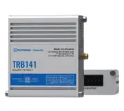 Teltonika TRB141 Industrial Rugged GPIO LTE Gateway, 4G/LTE (Cat 1), I/O Connector Block, Micro-USB, Compatible with Industrial DNP3, PSU included TRB141106000