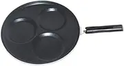 3 in 1 Egg Pancake Multi Sectional Frying Pan 3 Dimples Hole frypan 33 cm