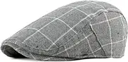[WITHMOONS] Men’s Newsboy Gatsby Cotton Hat Cabbie Driving Hunting Flat Cap YZ30110
