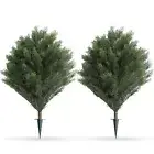 momoplant Artificial Cypress Topiary 39'' Faux Cedar Trees Privacy Screen Pla...