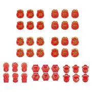 6Pcs Red Envelope Chinese New Year Red Packet Traditional Chinese Luck Money Bag