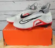 Nike Alpha Menace Elite 3 Flyknit Football Cleats CT6648-103 Men Size 12 White