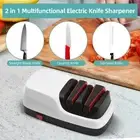 AU Electric Knife Sharpener 2 Stage Knife Sharpening System For Quick Sharpen 2