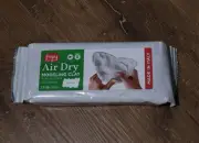 Premium European Air Dry Modeling Clay White 1.1 Lb Bar Air-Hardening NEW