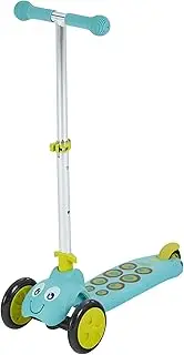 [Mookie] Scootiebug 3-Wheel Foldable Scooter with Height-Adjustable Handlebar, Non-Slip Deck Surface | Develop Balance and Motor Skills, Sturdy and Easy to Maneuver | for Kids Ages 2 to 5 | Splodge