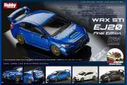 Hobby Japan 1:64 Model Car Subaru WRX STI VA/S4 2019 Alloy Die-cast W/Engine