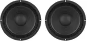 NEW Pair (2) 6.5" 6 1/2" inch Pro Woofer DJ Heavy Duty Replacement Speaker 8 Ohm
