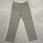 Dockers Pants Gray Mens 28x30 Brown The Clean Khaki Slim Tapered Comfort Stretch