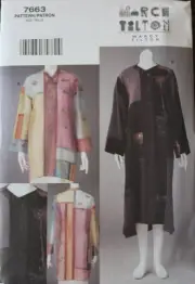 Vogue # 7663 Marcy Tilton Misses' Jacket Sewing Pattern Size: L- XL