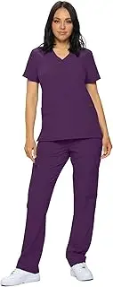[Monarch Uniforms] Scrub Sets in Regular and Petite Stretchy Scrubs for Women Set of Scrub Top and Scrub pants