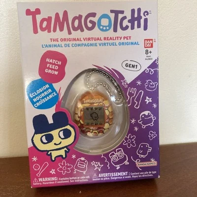 New Tamagotchi 2022 Limited Release Gen 1 - Pure Honey Electronic Pet
