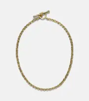 [Octavia Elizabeth] Octavia Elizabeth The Lower Coast 18kt gold chain necklace with diamonds and pearls One Size gold