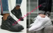 Nike Air Max 720 Men's Women's Shoes Trainers Unisex White, Black, Space Flight