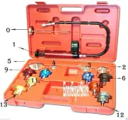UNIVERSAL RADIATOR PRESSURE TESTER LEAKAGE DETECTOR COLOR ALUMINUM CAP