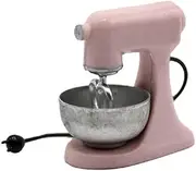 Dollhouse Pink Food Mixer Modern Miniature Kitchen Accessory 1:12 Scale